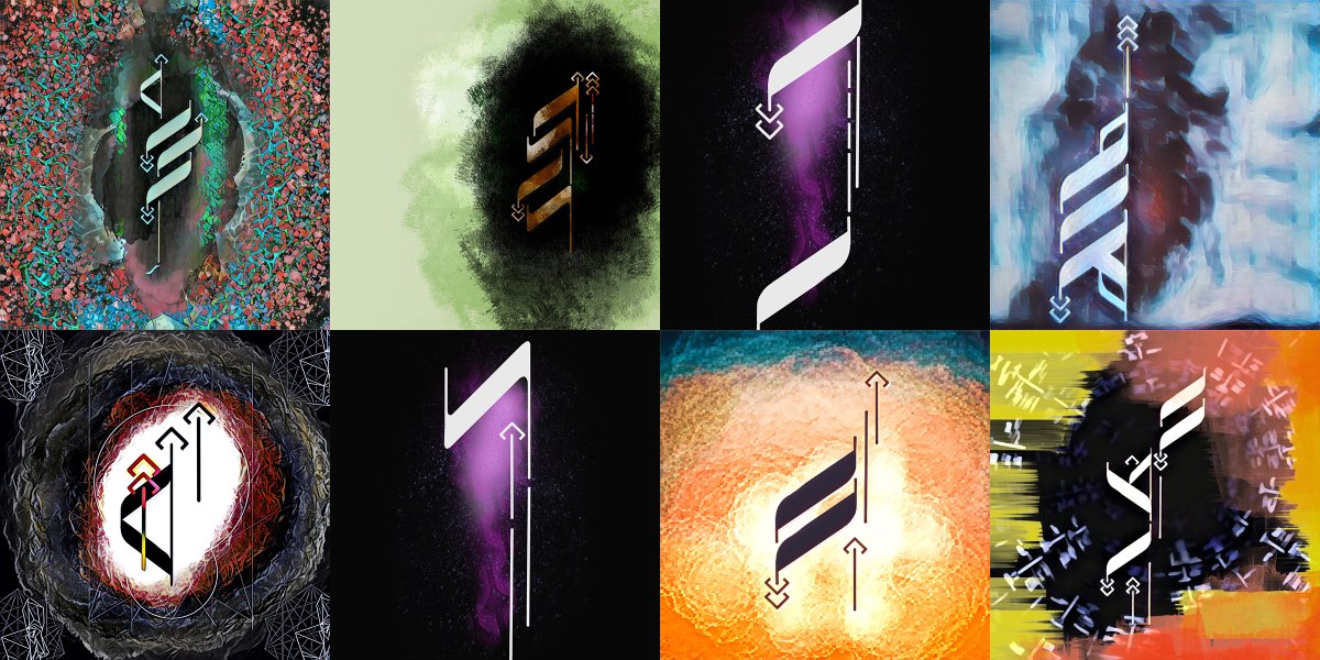 MxMyA_'s tweet image. Hello world! I&apos;m Yasser, creating project #KALIMAT.
My NFTs come from fusing #calligraphy &amp;amp; #cuneiform.
4 Phases into creating #P2EGame (now phase 0)
Check out linktr.ee/yaeth
13 different collections and counting...

#WIGMA