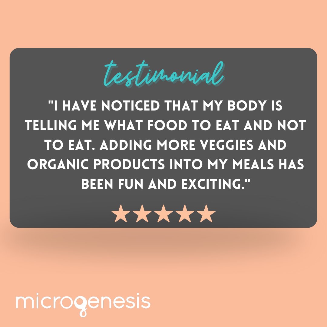 We hear it from patients all the time! Women are finding success in modifying their diets to include veggies &amp; organic foods. Trying new items and finding new ways to incorporate #healthy, whole foods into your #mealplanning can feel rewarding - and your #gut will thank you!