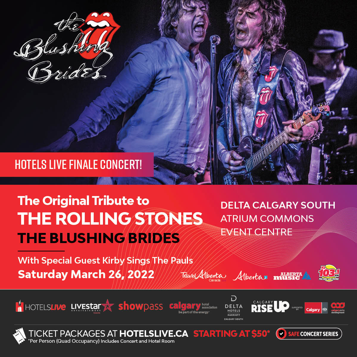 XL 103 Calgary (@xl103calgary) on Twitter photo XL 103 is proud to partner with <a href="/hotelsliveca/">HotelsLive</a> for their #finale concert, Saturday, March 26 at the Delta Calgary South - ft The Original Rolling Stones Tribute - <a href="/thebrides/">Maurice Raymond</a>
Full details: xl103calgary.com/events/310066/
Keep listening to XL 103 for your chance to win a room package! XL 103 is proud to partner with <a href="/hotelsliveca/">HotelsLive</a> for their #finale concert, Saturday, March 26 at the Delta Calgary South - ft The Original Rolling Stones Tribute - <a href="/thebrides/">Maurice Raymond</a>
Full details: xl103calgary.com/events/310066/
Keep listening to XL 103 for your chance to win a room package!