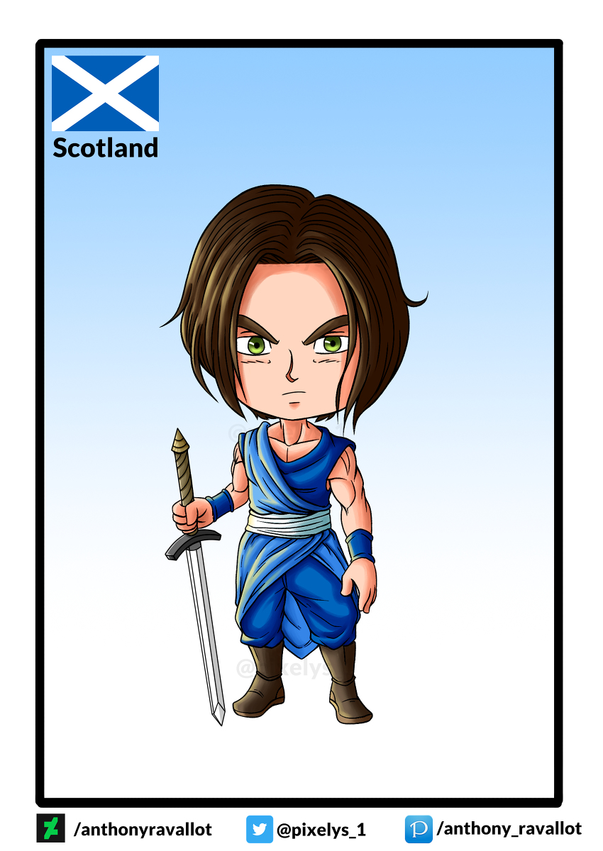 pixelys_1's tweet image. DB x Country - Scotland #ドラゴンボール #DBZSTYLE #Scotland #ecosse pixiv.net/artworks/96524…