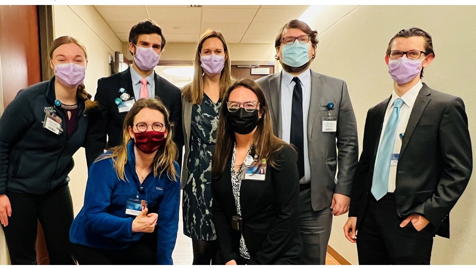 Mayo Clinic Radiation Oncology (@mayoradonc) on Twitter photo Thank you to the fantastic <a href="/MayoClinic/">Mayo Clinic</a> #RadOnc residents who bring their all every day for our patients. #thankaresidentday <a href="/EJeansMD/">Elizabeth Belle Jeans, MEd, MD</a> <a href="/CunninghamOnc/">Danielle A. Cunningham, MD</a> <a href="/LindsayMorrisMD/">Lindsay Morris, MD</a> <a href="/RomanKowalchuk/">Roman Kowalchuk</a> <a href="/KGergelisMD/">Kimberly Gergelis, MD</a> <a href="/RobertGaoMD/">Robert Gao, MD</a> <a href="/wgbreen/">William Breen</a> <a href="/KWQuallsMD/">Kaitlin Qualls, MD</a> <a href="/EbnerMD/">Dan Ebner</a> Thank you to the fantastic <a href="/MayoClinic/">Mayo Clinic</a> #RadOnc residents who bring their all every day for our patients. #thankaresidentday <a href="/EJeansMD/">Elizabeth Belle Jeans, MEd, MD</a> <a href="/CunninghamOnc/">Danielle A. Cunningham, MD</a> <a href="/LindsayMorrisMD/">Lindsay Morris, MD</a> <a href="/RomanKowalchuk/">Roman Kowalchuk</a> <a href="/KGergelisMD/">Kimberly Gergelis, MD</a> <a href="/RobertGaoMD/">Robert Gao, MD</a> <a href="/wgbreen/">William Breen</a> <a href="/KWQuallsMD/">Kaitlin Qualls, MD</a> <a href="/EbnerMD/">Dan Ebner</a>
