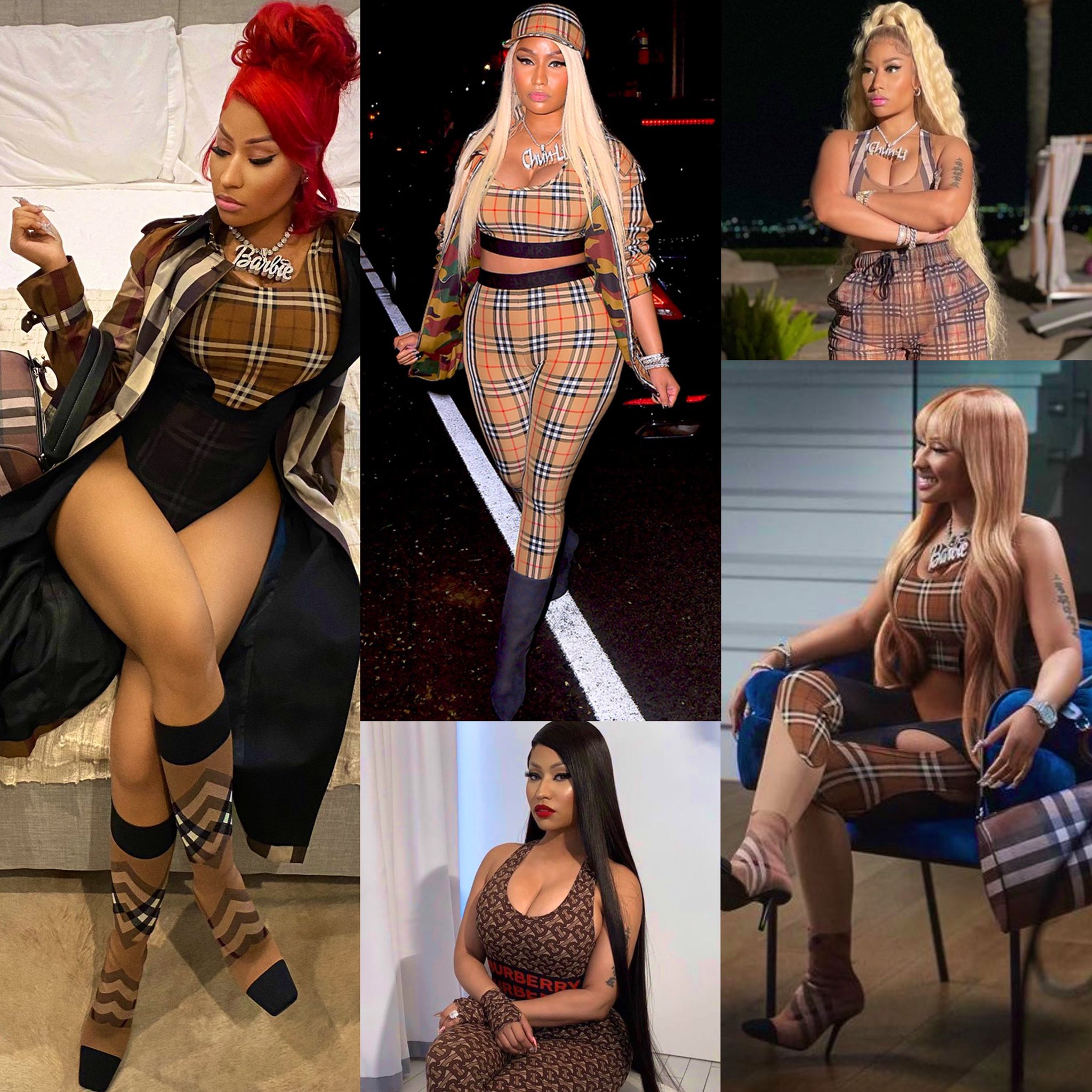 nicki minaj burberry