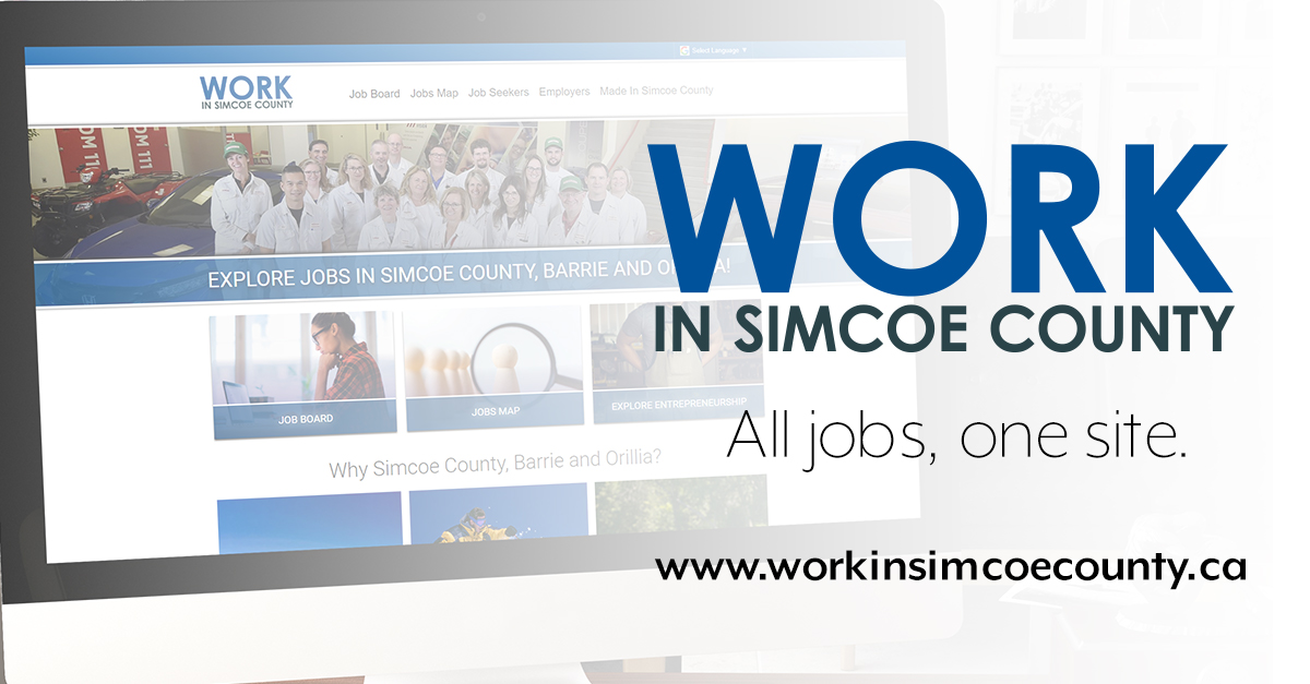 simcoecounty's tweet photo. Looking for your next #career opportunity? Visit https://t.co/pXXyOvcafC to view from 20+ different #job boards that shows all #simcoecounty postings on one easy-to-use site.
#workinsimcoecounty #madeinsimcoecounty #experiencesimcoecounty #newcareer @simcoecountyEDO https://t.co/oQXwE8JGZU