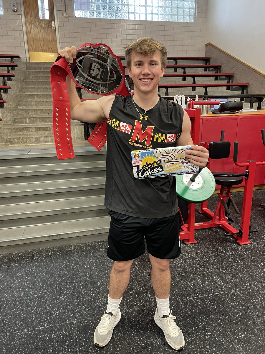 ShakerRaidersFB's tweet photo. Congratulations to @JacksonFowler18 on winning this weeks @LittleDebbie Lifter of the Week! Jackson’s commitment to the service of others is unparalleled and consistently shows that hard work pays off!!! #LiftHardSnackHard https://t.co/7QqInoMdO0