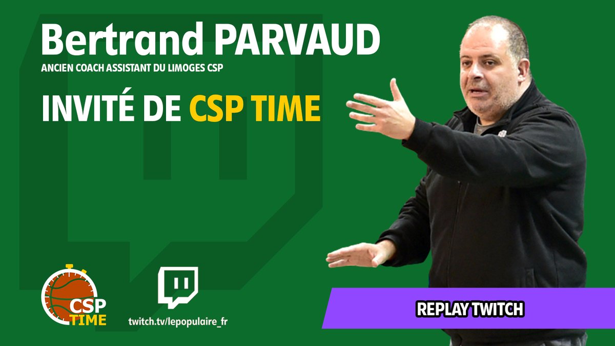 LePopu_sports's tweet photo. [Replay Twitch] Le replay de #CSPtime avec Bertrand Parvaud

https://t.co/jQjNtxPHrB

#Basketball #Limoges #BetclicElite #CSPnation https://t.co/CE4UgboMxx