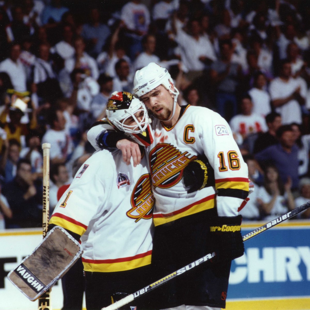 Canucks's tweet photo. An ode to the past. https://t.co/SlfndzjLdM