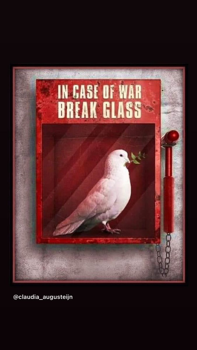 No comments needed....
There is only 1 way to win a war:
Just stop it immediately