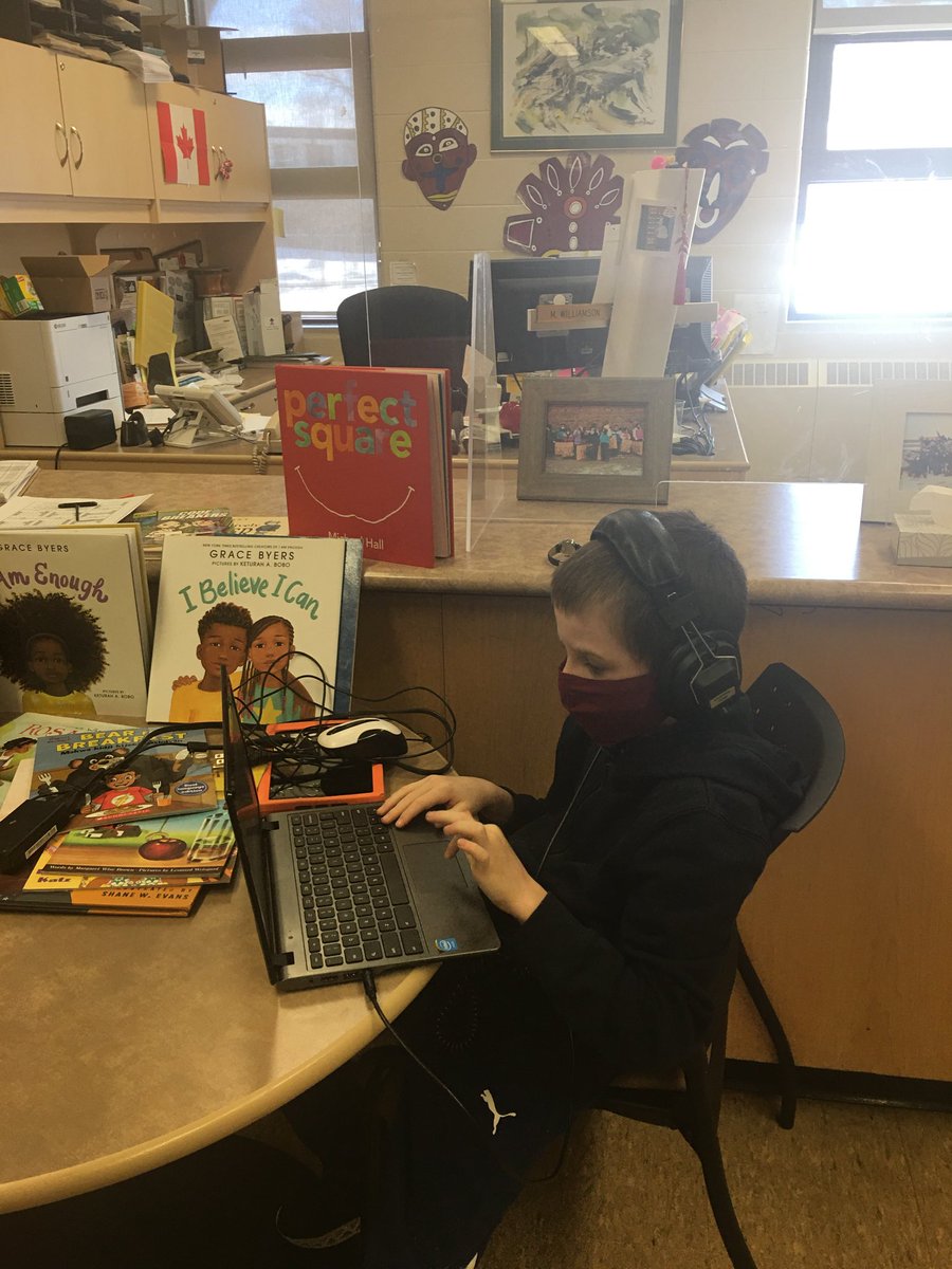 Lesa Williams-George (@lesawiliams) on Twitter photo Braeburn's version of hybrid learning using UDL. When Ss needs to focus, he participates in his online class from the school. He is loving this engagement with no distractions win, win! 🙏🏽 Reminds me of why I became a teacher! @Alisongsv <a href="/harpreetgill__/">Harpreet Gill</a> Braeburn's version of hybrid learning using UDL. When Ss needs to focus, he participates in his online class from the school. He is loving this engagement with no distractions win, win! 🙏🏽 Reminds me of why I became a teacher! @Alisongsv <a href="/harpreetgill__/">Harpreet Gill</a>