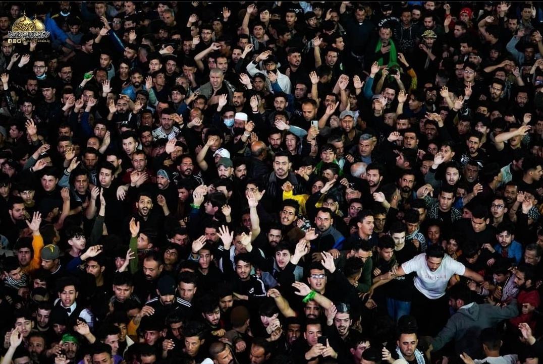 مجلِس العزاء اليوم مِن العتبة الكاظميّة المُقدسّة🖤.

اللهُمَّ زِد وبارِك في شيعة أمير المؤمنين🖤.