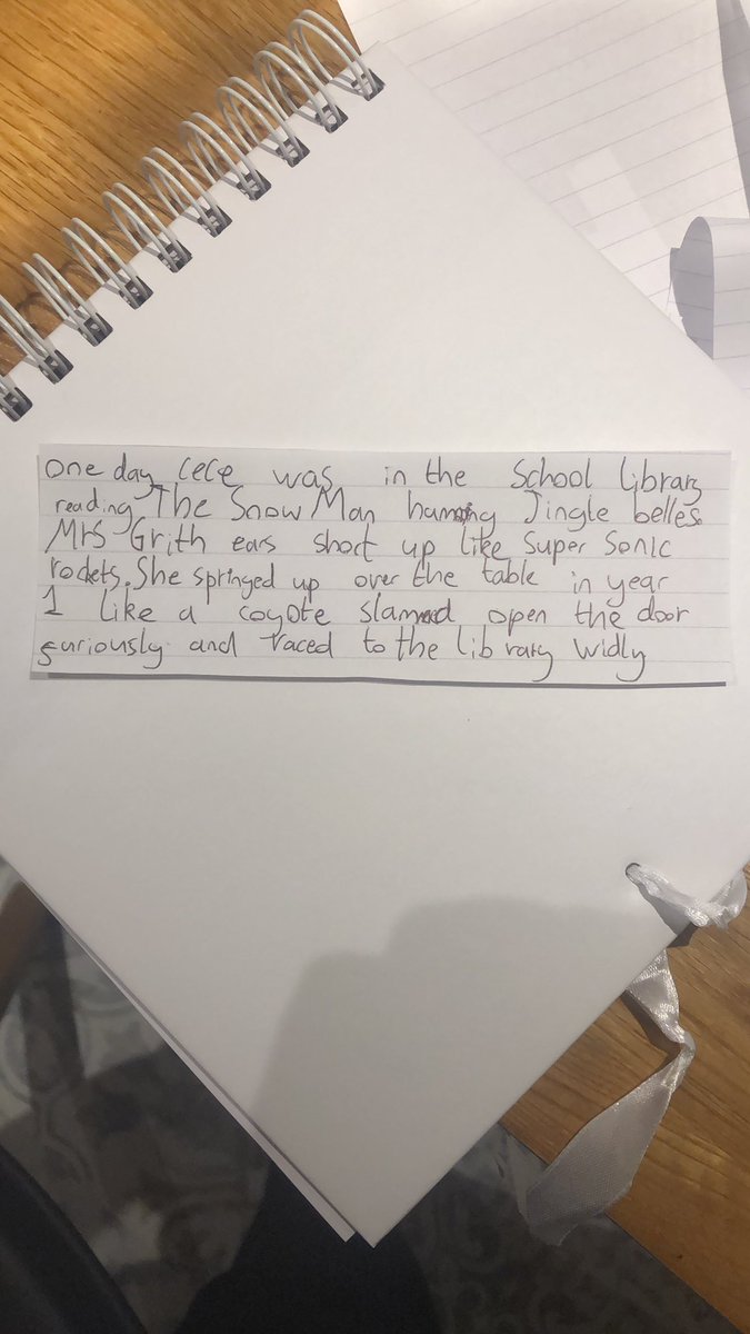 AlexPea69342364's tweet photo. @CheadleHulmePri @CHPSYR3 When he sets a himself a task of writing his own book for World book day ! “We have to use all the writing skills I’ve been learning” https://t.co/x6y71cCNon