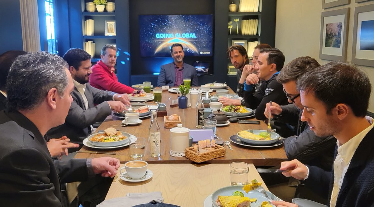 launchacademyhq's tweet photo. In our latest successful international trade mission, we hosted a #CxO brunch connecting with leaders in #Mexico. 

We thank everyone for joining us and look forward to future synergies across Mexico and #Canada.🤝

@raywalia @startupmexico @AtlantiaSearch @TroquerMX #leaders https://t.co/ld3y58rFJt