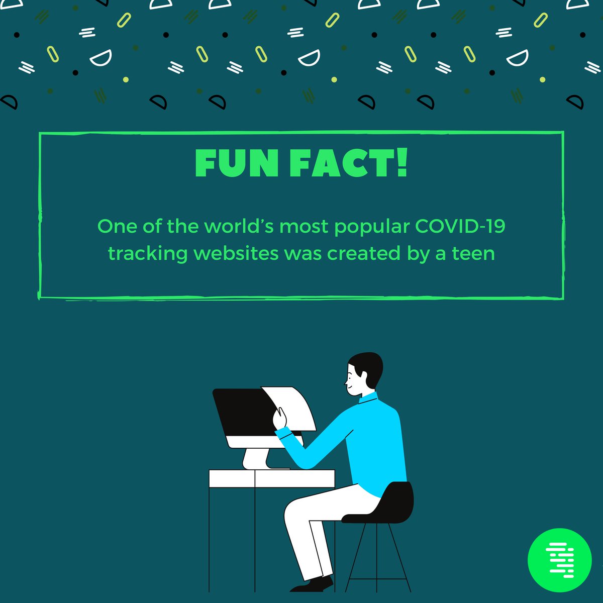 Any1CanCode's tweet photo. Avi Schiffmann was the teen that developed the vaccine tracker. The site hosts 30,000 people from across the world.

#coding #learning #webdevelopment #course #programminglife #coder #softwaredevelopment https://t.co/Z36QkhxMui