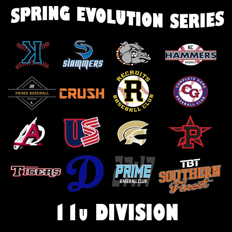 evolutionKC32's tweet photo. 11u Division teams include KS, MO, NE, AR, IN, CO, LA, OK. #EVOLUTIONKC https://t.co/cZxZqigqSN