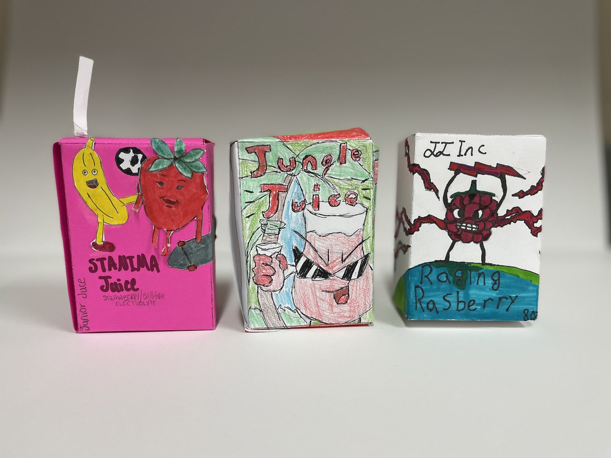 kstewartsclass's tweet photo. Students in Marketing had to create a new juice brand, make a logo, and create a package. We made buttons out of their logo and they created a flipgrid to present their juice package to the class. #nhcscte #nhcs @nhcsCTE https://t.co/UrR2NgblZz