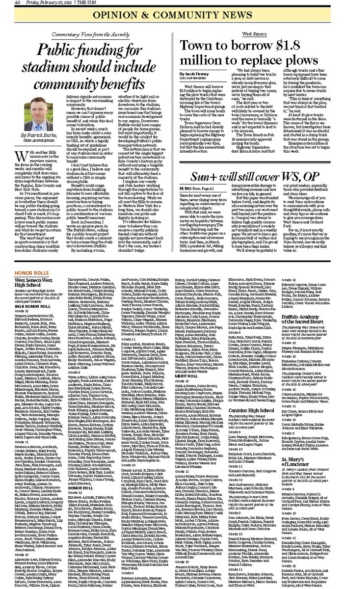 West Seneca-Orchard Park Sun tweet media