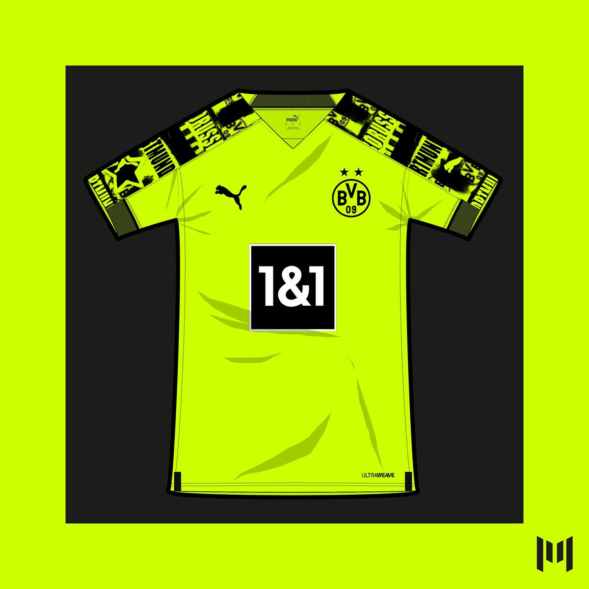 KonceptKitz's tweet photo. Following @hendocfc's theme, here are some of those adventurous and funky designs that might have made it, from the very talented concept designers: @IL_Graphic @SvanteIvar @_MTN25 and @ZAHINthesleek 😊 #Designthekit #GraphicDesign #BVB #BVBshirt https://t.co/UbTyfwDpkN