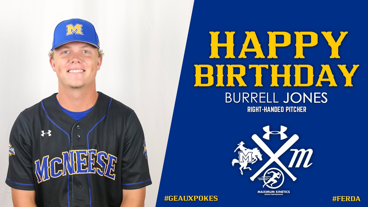 Happy Birthday to <a href="/burrell_jones/">Burrell</a> 🎈

#GeauxPokes | #FERDA