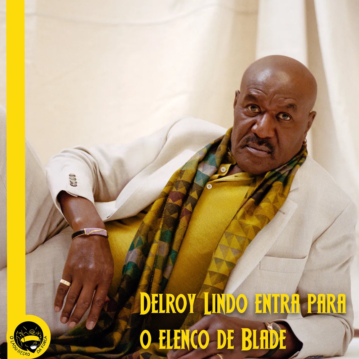 ladonegrocast's tweet image. A nova versão de Blade, dirigida por Bassam Tariq e que já nomes como Mahershala Ali, confirmou Delroy Lindo, de Destacamento Blood, como parte do elenco. E mesmo com poucas informações sobre esse reboot do clássico da MCU, só sabemos de uma coisa: lá vem uma obra incrível.