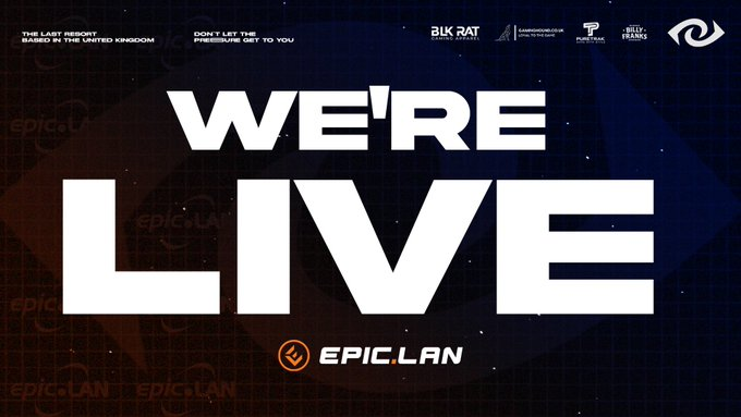 TheLastResort's tweet photo. Want to feel like your at @epicLAN yourself??
Check out some BTS on our #Facebook live!
https://t.co/IG5P8uhkKP
#TLR #TLRLIVE https://t.co/sLXxW7Di5i