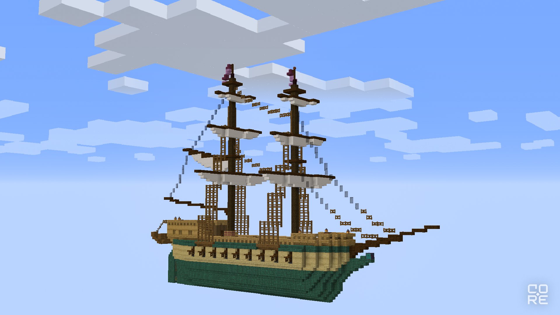 Minecraft Pirate Ship Sails