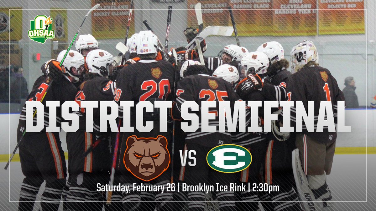 PaduaAthletics's tweet photo. Bruin fans head over to Brooklyn Ice Rink to support @PaduaBruinsHK as they take on St. Ed's in the District Semifinal game! 

📍John M. Coyne Rec Center
🆚St. Edward Eagles
🎟 https://t.co/7VWLmoEXFc
      Presale Tickets- $12 until 11:30am
🏒 D1 - Brooklyn Region
🐻#GoBruins https://t.co/Owa1gHabeA
