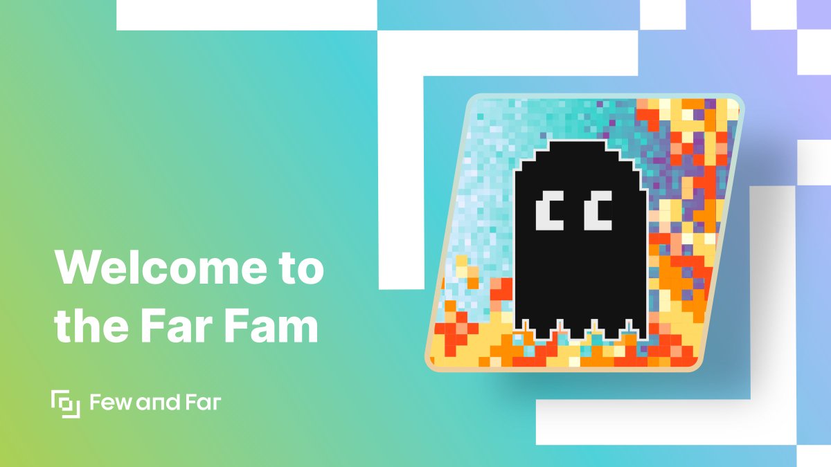 FewandFarNFT's tweet photo. Welcoming the talented @0xKNTH (aka BOO #4) to the Far Fam as our lead front-end engineer! 🤝

Congrats. Let's kick some ass together on @NEARProtocol and get this!

#NEAR #KeepItInTheFam https://t.co/D18YLd1AGY