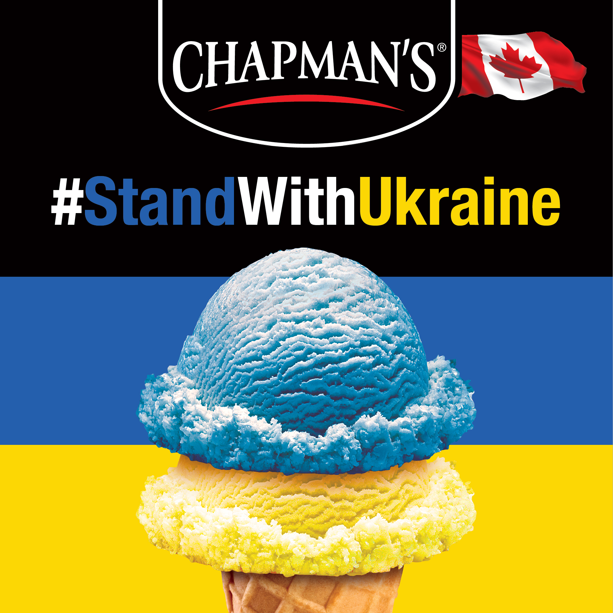 Chapman's Ice Cream on X: We #StandWithUkraine. Ukraine needs our