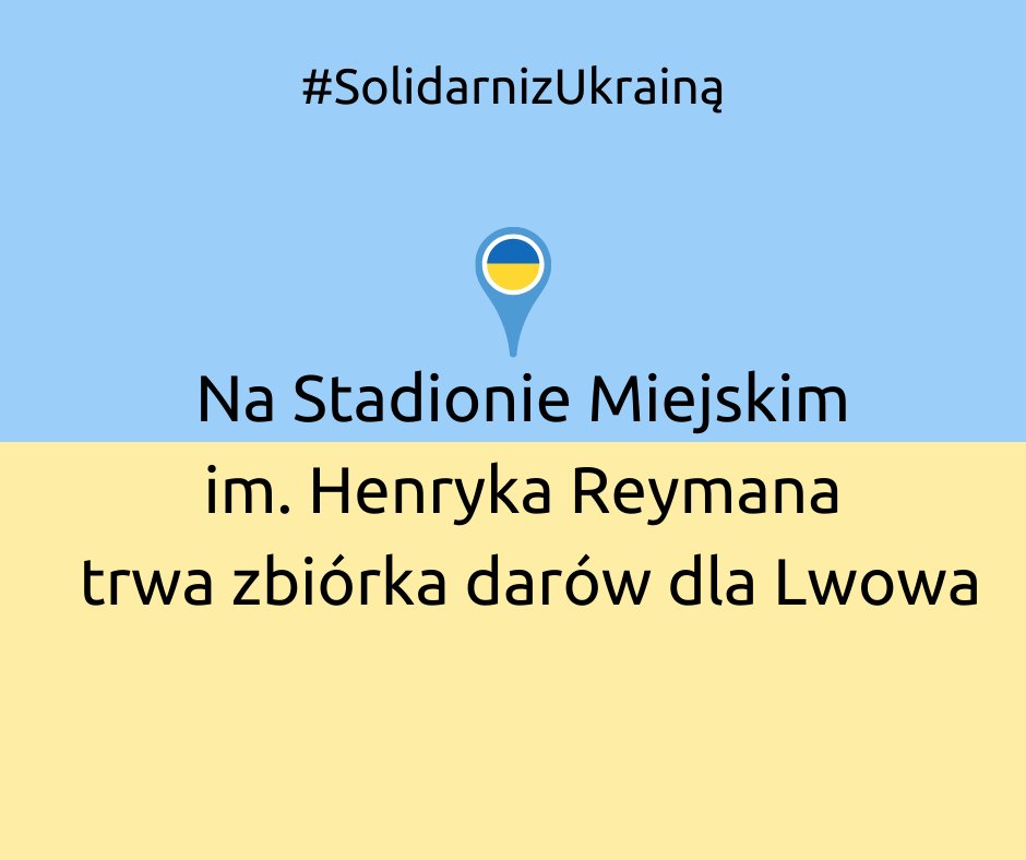 W Krakowie trwa zbiórka dla Lwowa. Dary można przynosić codziennie od godz. 12.00 do 20.00. 

#SolidarnizUkrainą #wojna #UJ #Krakow