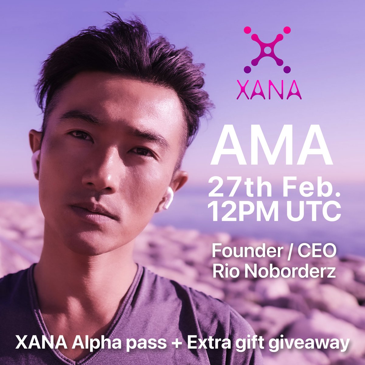 xana_net's tweet photo. 1/ 📣#AMA of XANA #Metaverse 🔥

🗓 DATE : 12PM UTC 27th, Feb  (30-60min)
🏠 VENUE : Twitter and Instagram @XANAMetaverse          
💰 GIFT : 200$ total + Alpha pass #NFT for 5 Best Questions 

🎁GIFT Rule 
✅Follow
✅Like + RT + Tag 3 friends
✅Comment your questions (Max 2) https://t.co/pEZRvNBazr