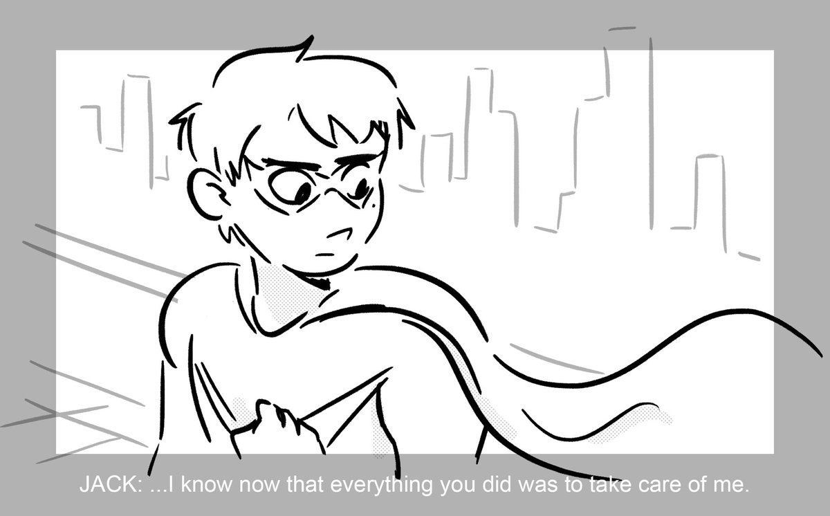 25 - Mixed Feelings (1/2)

my ocs from when I was 14– two brothers, one a superhero and the other a detective!

#Feboardary #Storyboard #Superhero 