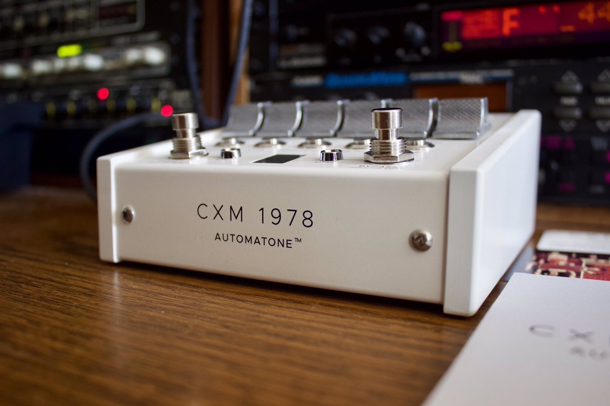 IanAeillo's tweet photo. Through all my searches and reverbs I’ve used, there’s one I’ve dreamt about getting. Based on the OG Lexicon 480L, the @chaseblissaudio CXM-1978 has moving faders, a true balanced mode for studio use, and just a world of amazing sounds. Thanks to @ericnyffeler and Chase Bliss! https://t.co/palaN1g4wp