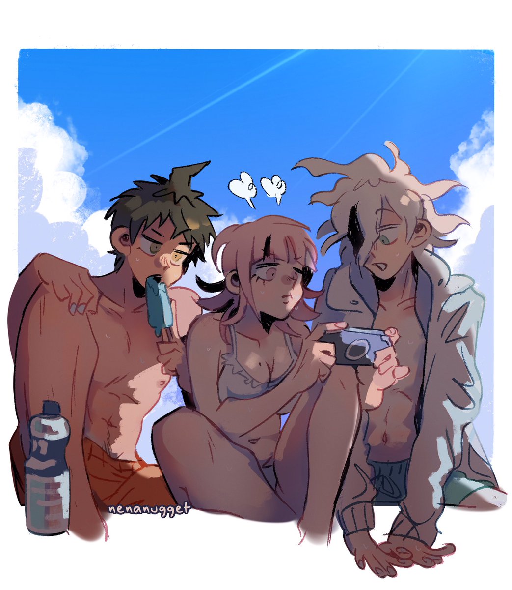 in the shade