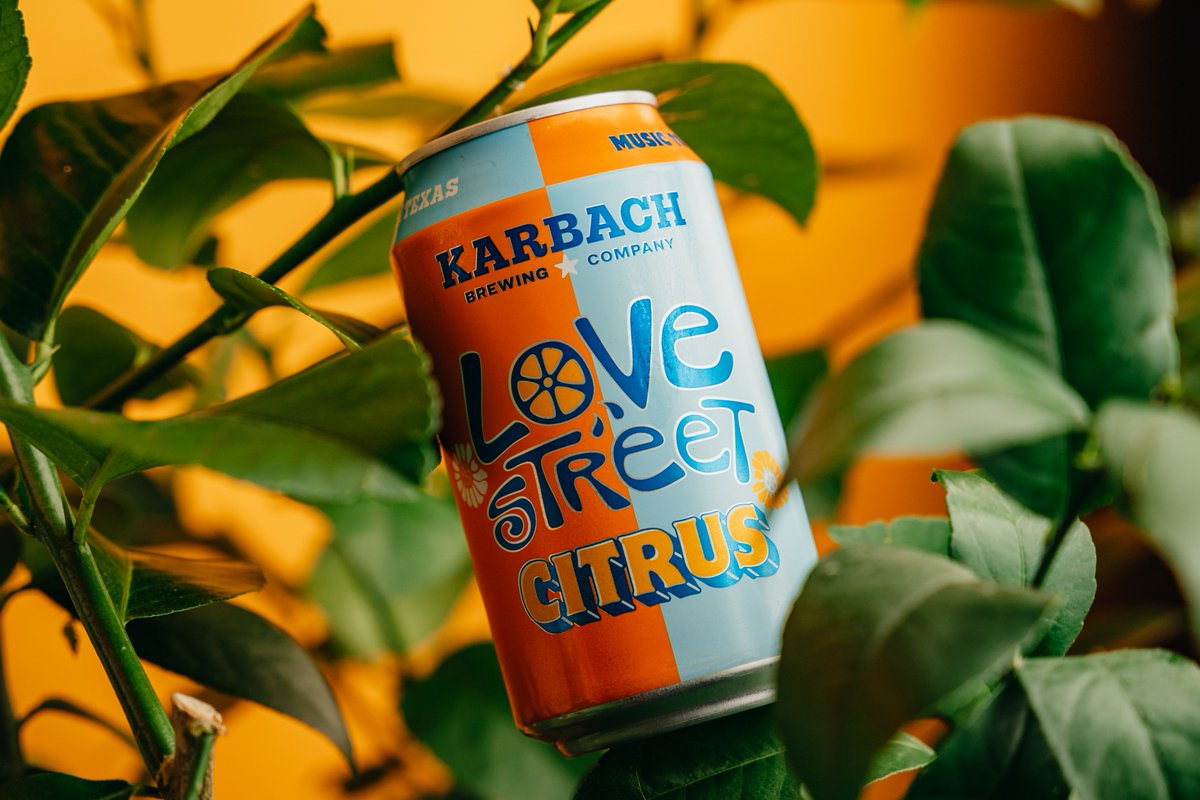 karbachbrewing's tweet photo. Introducing Love Street Citrus! 🍊 Our NEW easy-drinking wheat beer with a perfect squeeze of orange to refresh the soul! 

You can find it in retail stores next week 🧡 https://t.co/jMJoTK8ATl