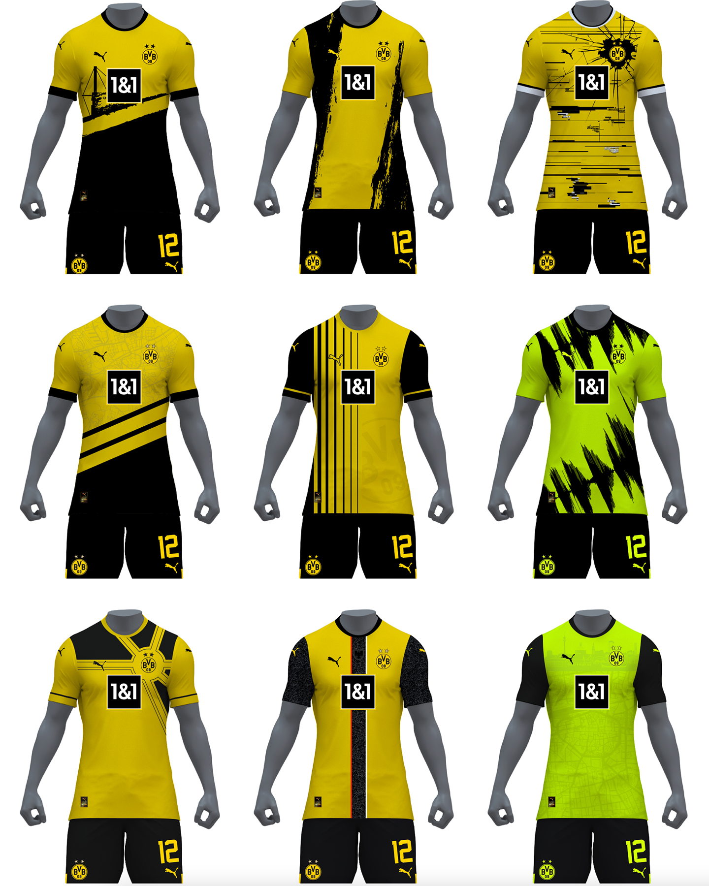 Fan-Designed: Dortmund 23-24 Away Kit Released - Helloofans