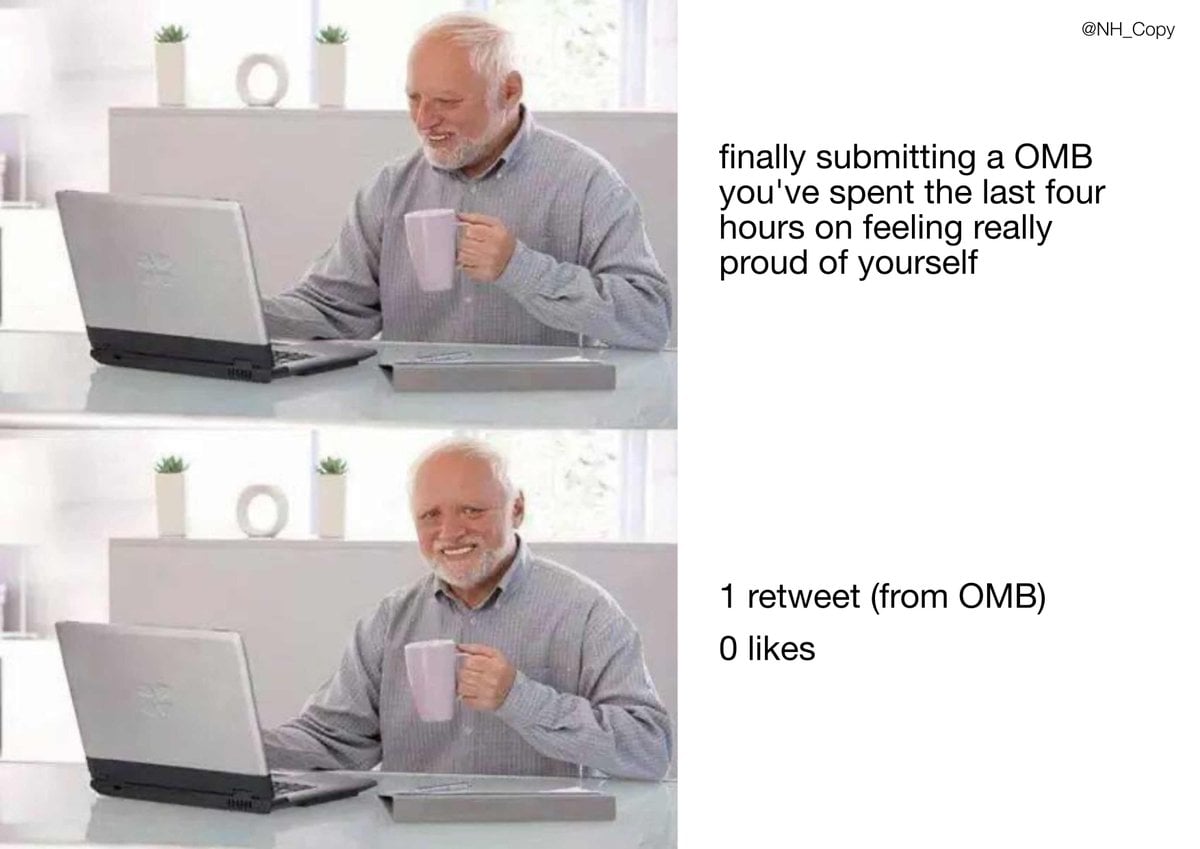 OneMinuteBriefs's tweet photo. OMB #OMBmemes Brief WINNERS: @content_grinder @raejoancreative @yasminltmedia @benlikesmusic @vishak4u @shibilpole @richallin @elliotwords @tcreativ6 @katiekins1978 @jlwrite @zedtrafficker @mac_daddies @papatoofly @chloeallfordx @jon_dc91 https://t.co/ziclyp50pG RT https://t.co/H70JqF8MLV