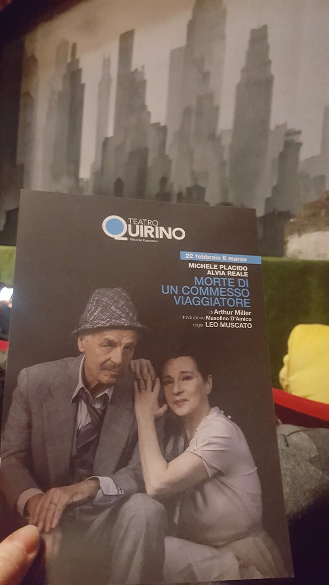 irishely's tweet photo. #ArthurMiller #MichelePlacido #AlviaReale
@teatro_quirino 🎭 https://t.co/Md7mKSjjNv