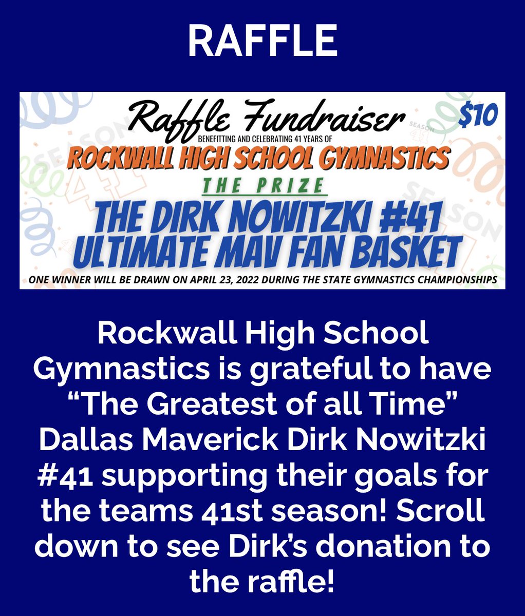 This is a really cool fundraiser supporting Rockwall High School Gymnastics. You can buy tickets with the link thsgcastate2022.com/raffle/ @RISDAthletics @ROCOgameday @RHS_PTA @rhsgirlsgym @RHSMenGym