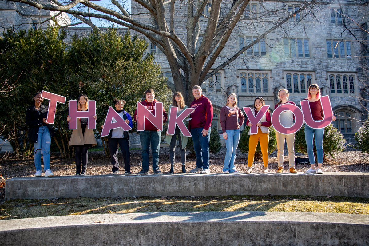 VTHNFE's tweet photo. We are incredibly grateful for our community of supporters, not only on #VTGivingDay, but every day! Your generosity means so much to our students, who will be the next generation of healthcare leaders. Thank you from #VTHNFE! #iamVTCALS #Utprosim #Hokiesgiveback #vthnfefamily https://t.co/2vMVxclAlc