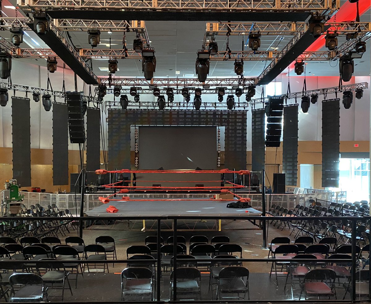 Calm before the storm. Let's do this! #NEW5 #NationExtremeWrestling