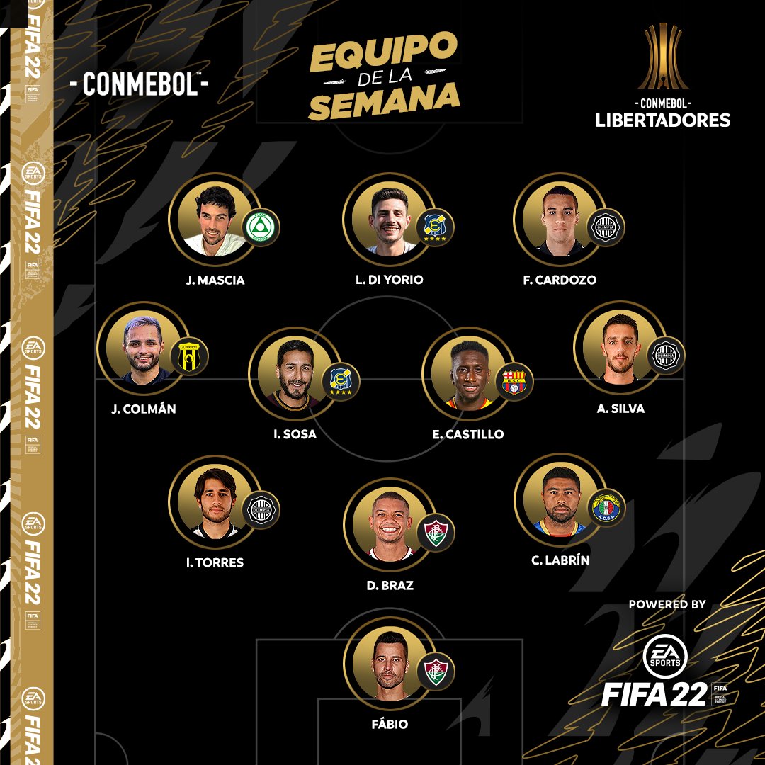 🤩 ¡El equipo de la semana en la CONMEBOL #Libertadores! 🏆 #GloriaEterna @EASPORTSFutbol