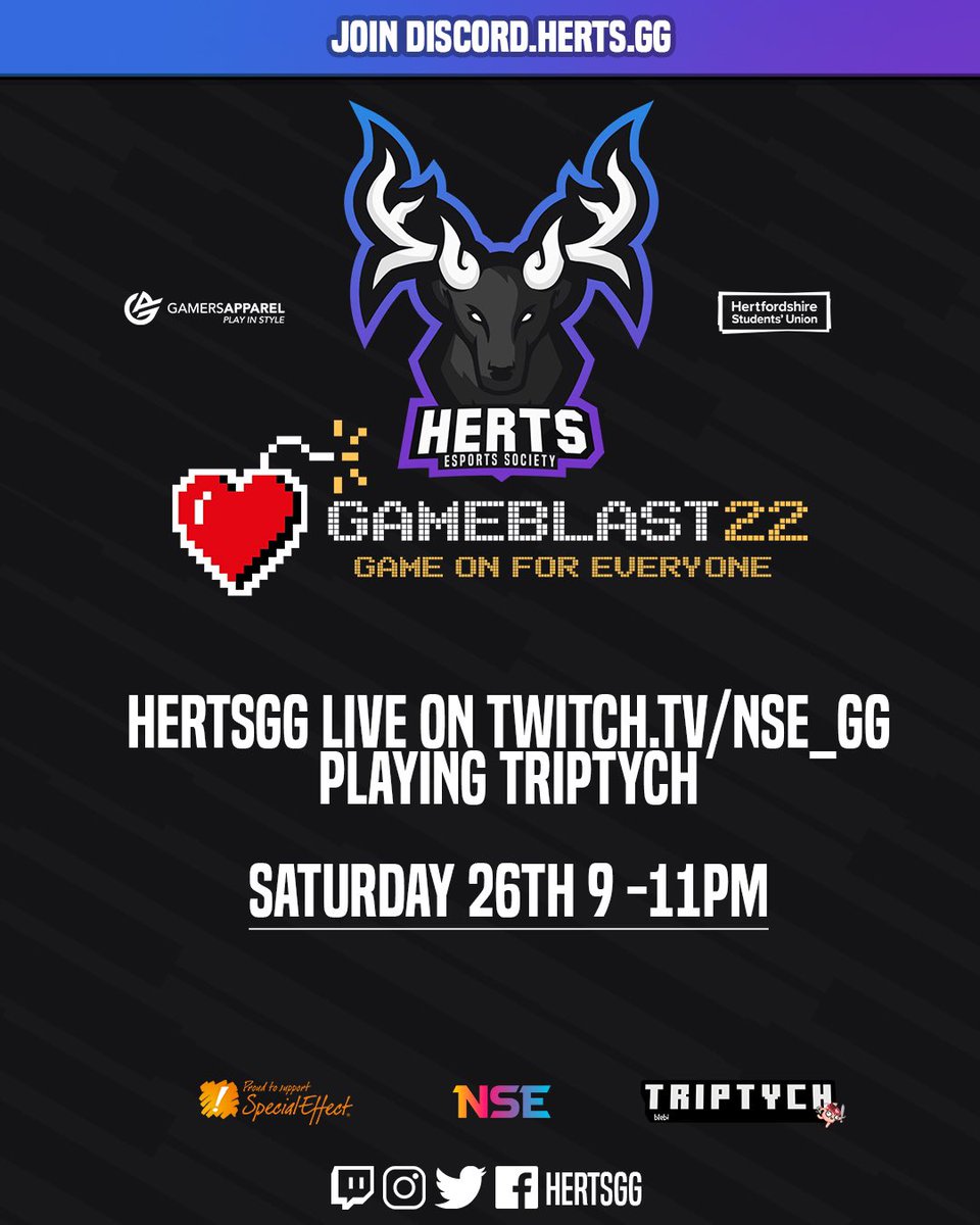 Herts SU Esports Society tweet media