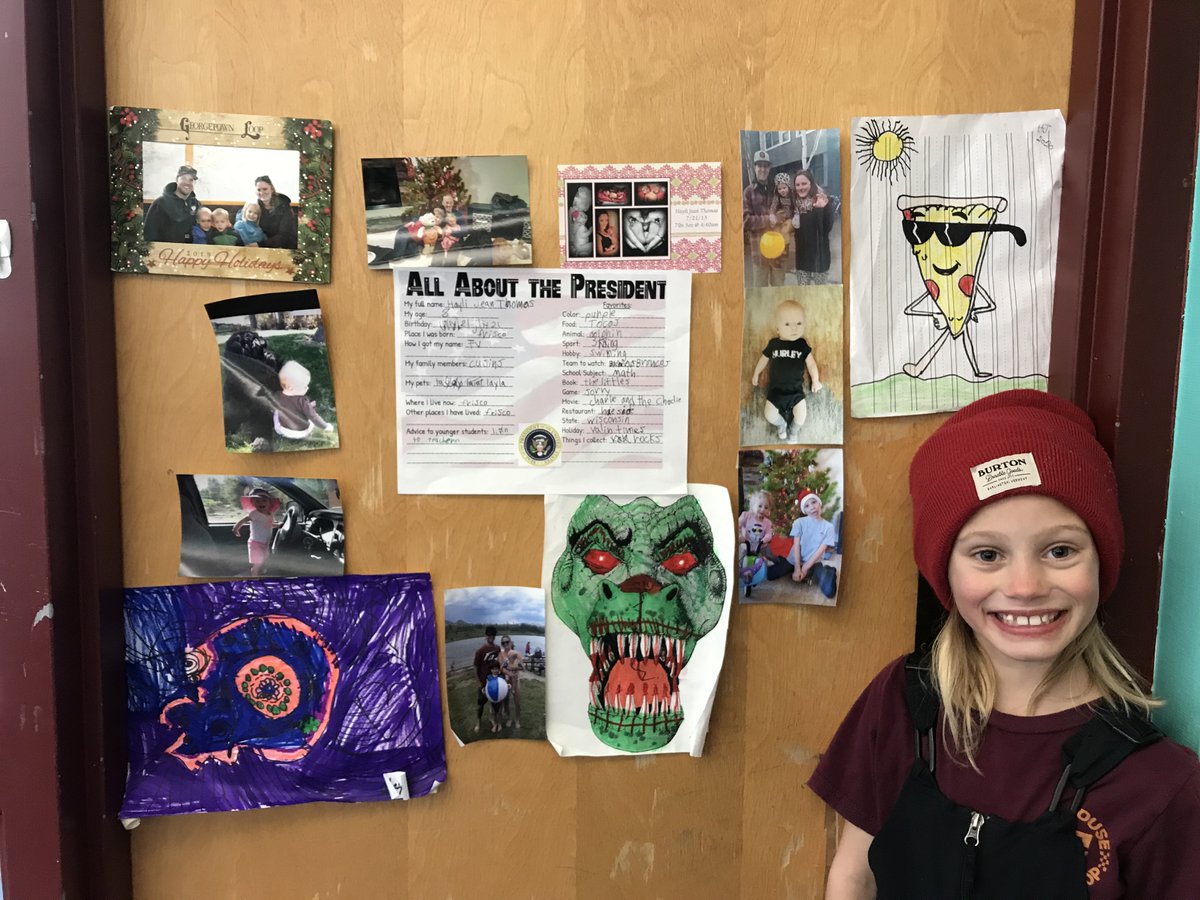 FRE_MsBernhardt's tweet photo. "I like the  char and the grading and the games it was FUN being president. IT WAS FUN!!!!!!!!!!!!!!"-Hayli 🙃 https://t.co/71EQ2PUmF9