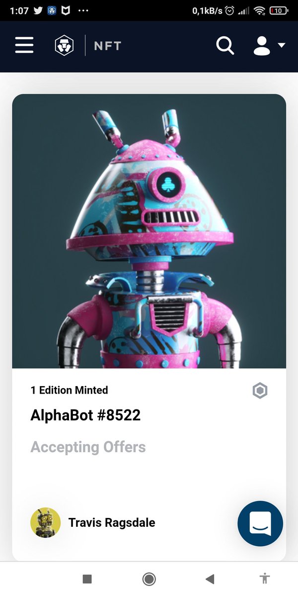 _PiotrMichalik_'s tweet photo. I would like to introduce my very first NFTs from awesome NFT collection @AlphabotSociety wchich I was lucky enough to mint 3 PFP yesterday - proud of my first mint #4431 - Legendary One

#ALPHABOTS came from very talented artists @Travis_rags &amp; @codyjamesart

#FFTB #cryptocomnft https://t.co/hkYKjz8WIL