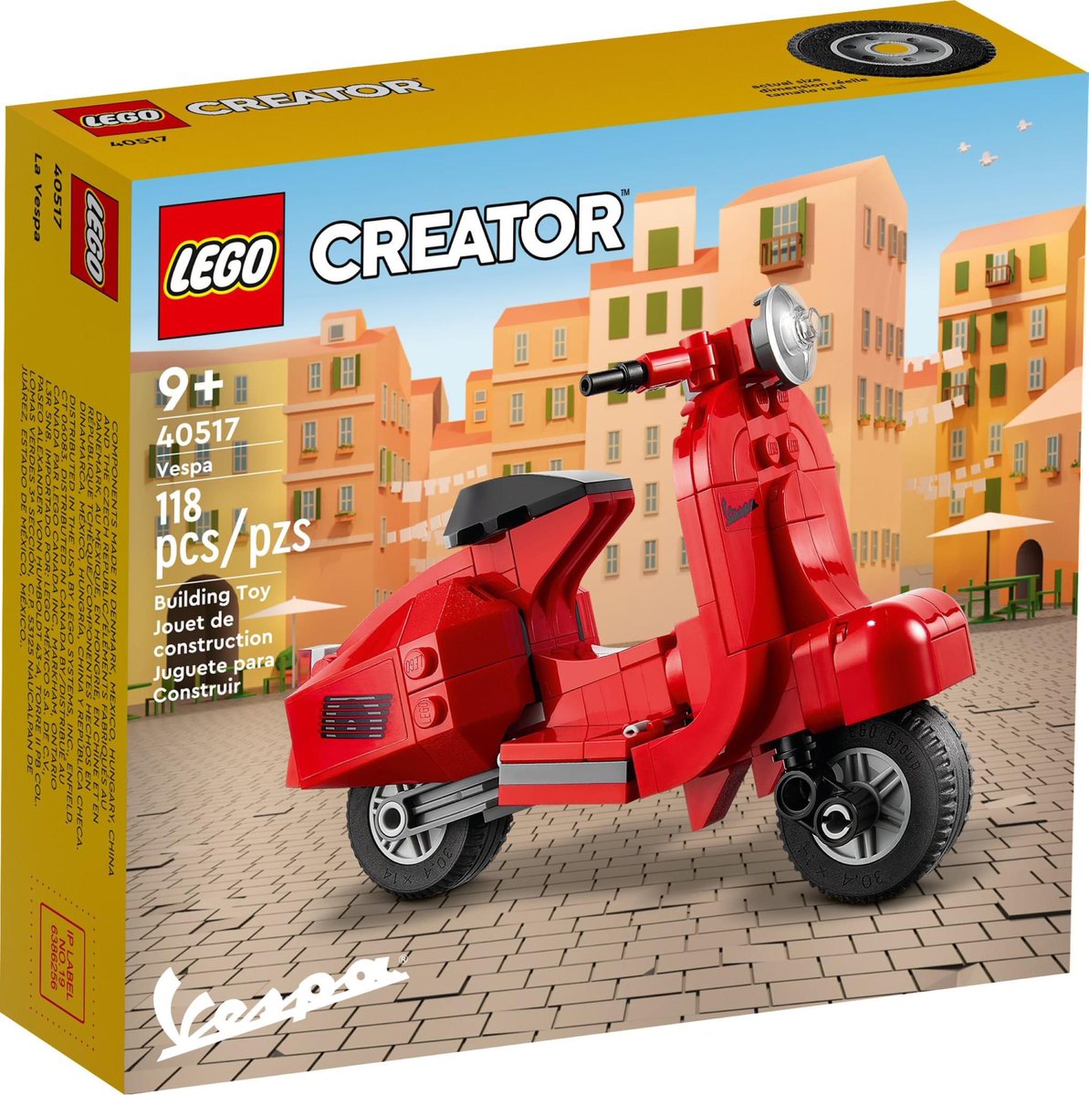 fofeando's tweet photo. Si eres de los que siempre quiso tener una #Vespa ahora la puedes tener gracias a LEGO Creator y es un excelente detalle para añadir a la casa o a tu oficina. De venta en tiendas #LEGO y en línea en Marzo 😀 #Fofeando https://t.co/ELQu7a0zXz