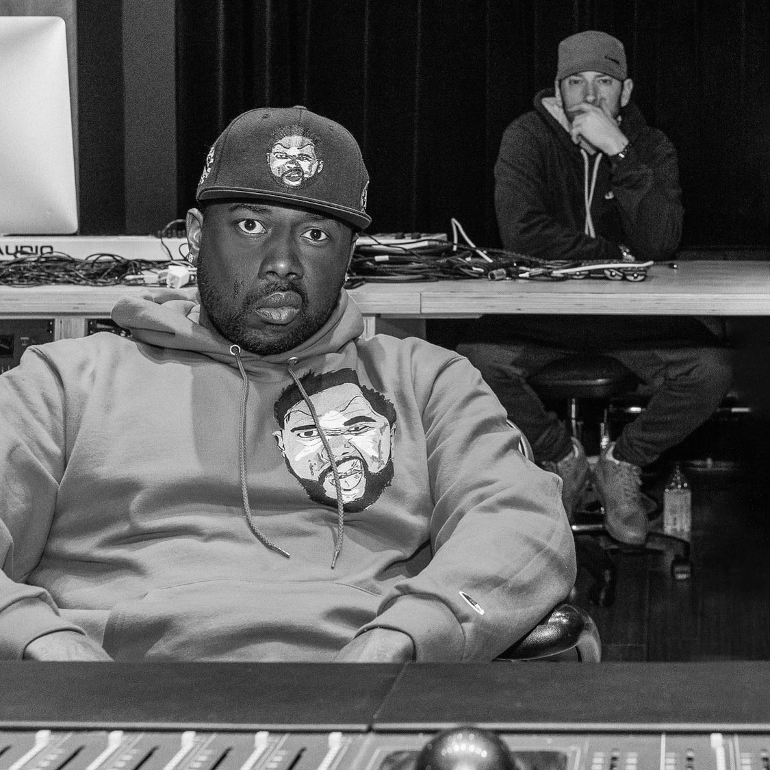 Eminem's tweet photo. 🙏 💥  Honored to present @WHOISCONWAY's major label debut #GodDontMakeMistakes on @ShadyRecords https://t.co/qHEnE5sM2X https://t.co/YaZ3IiHg1h