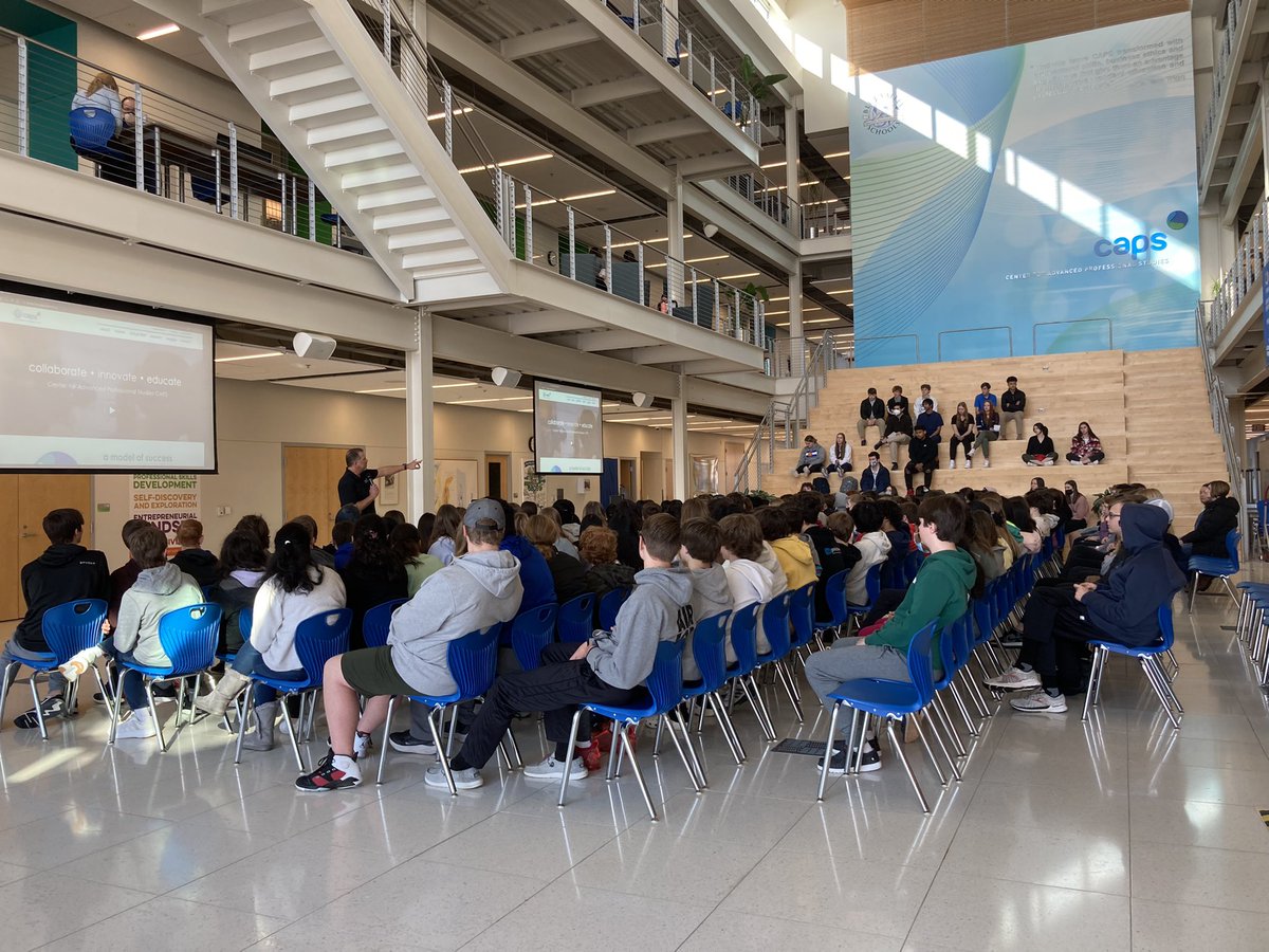 Thank you @BVCAPS for hosting 8th graders from @PleasantRidgeMS! #collaborate #innovate #educate