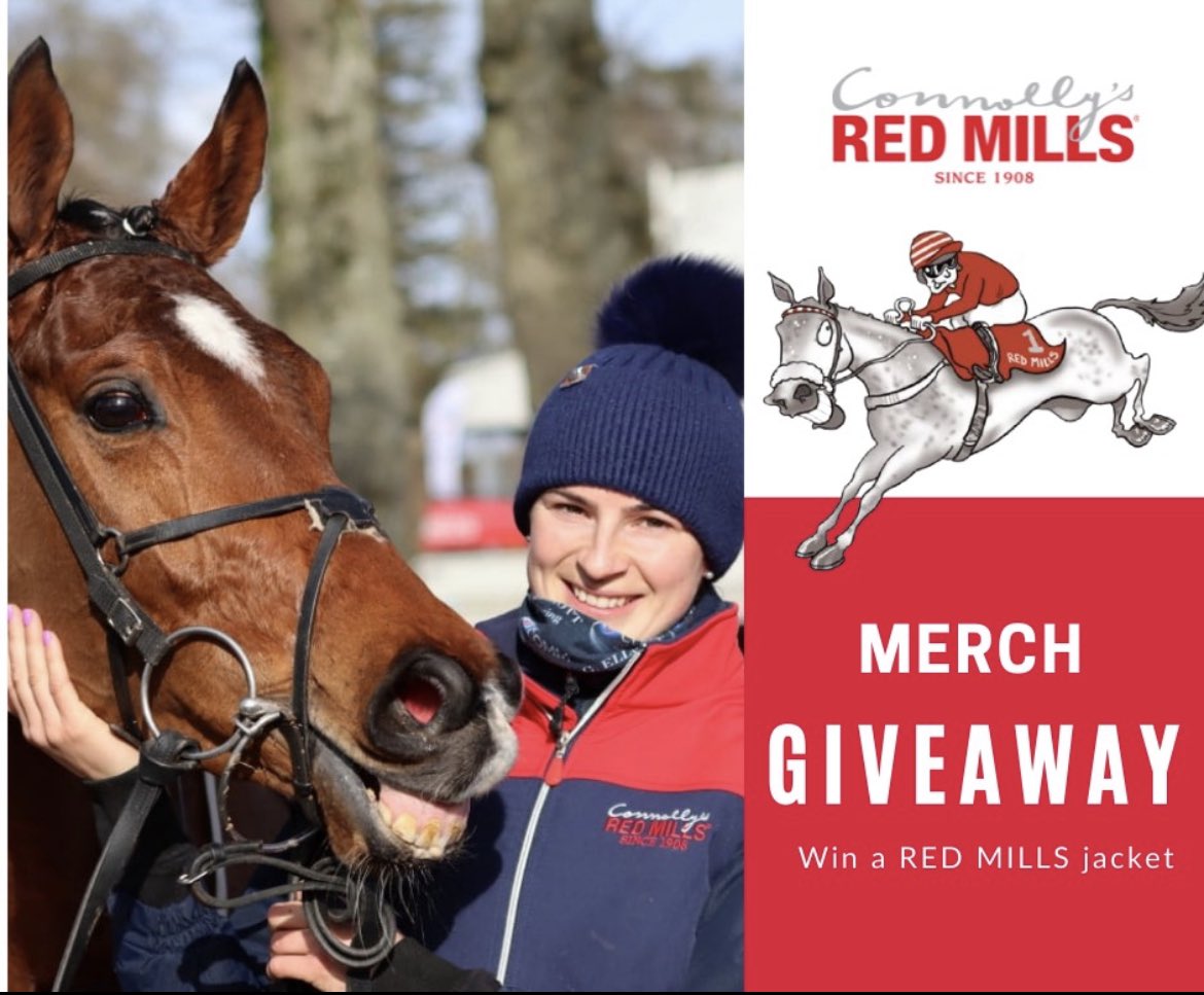 🎁 Ahead of the #REDMILLS <a href="/IrishEBF_/">Irish Stallion Farms</a> Auction Series Hurdle <a href="/Fairyhouse/">FairyhouseRacecourse</a> tomorrow we have a <a href="/REDMILLSHorse/">Connolly's RED MILLS</a> Jacket, Snood &amp; Travel mug to give away! 🐴

🐎 To be in with the chance of winning, simply retweet this tweet and we will pick a winner tomorrow 

#FeedYourDesireToWin 🏆