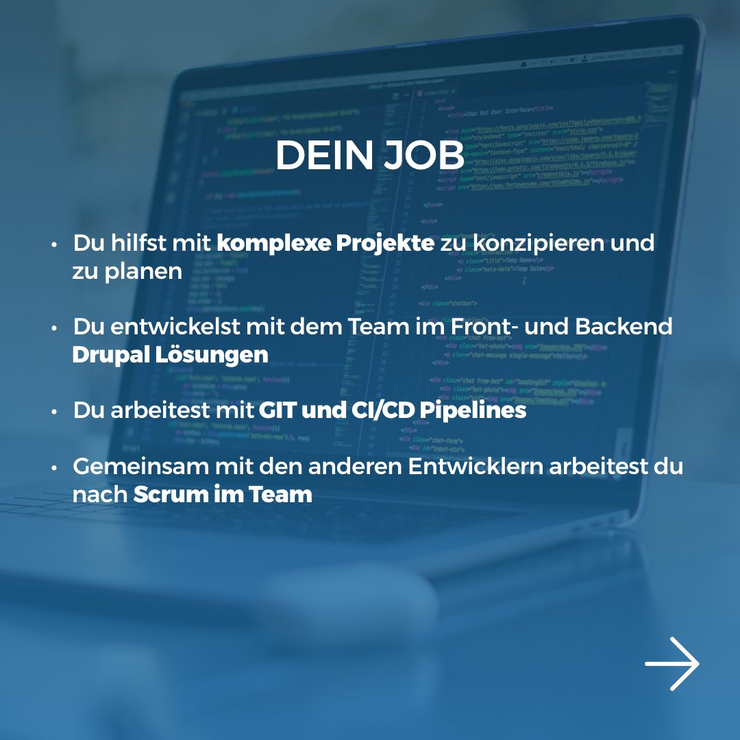 progressive_de's tweet photo. Wir suchen ab sofort einen Drupal Entwickler (m/w/d) als Unterstützung für unser Entwicklerteam. https://t.co/BBMIiSp5Js #drupal #dev #entwickler #job https://t.co/P4mWdw2VGd