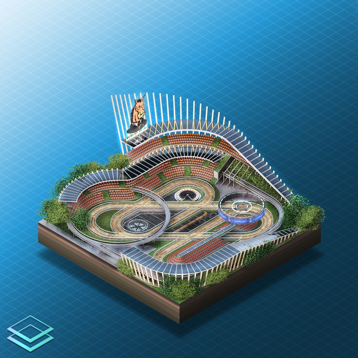 Verdant_vtopia's tweet photo. GM..

With a great honor we're presenting our 1/1 Honorary art for the one and only, Ser @commenstar !
 
Thank you for your contribution in #SolanaNFTs spaces! 

This Star Racecourse is inspired by commenstar and will become one of the landmark inside Verdant Vtopia🧲! https://t.co/08Z6kE5clm