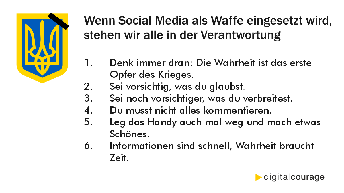 digitalcourage's tweet photo. Wieder ein Krieg in Europa und wir können nicht viel tun. 
Aber eines können wir auf jeden Fall tun: Wir können auf unsere 
Kommunikation achtgeben.
/p https://t.co/7YSV0HOXrx